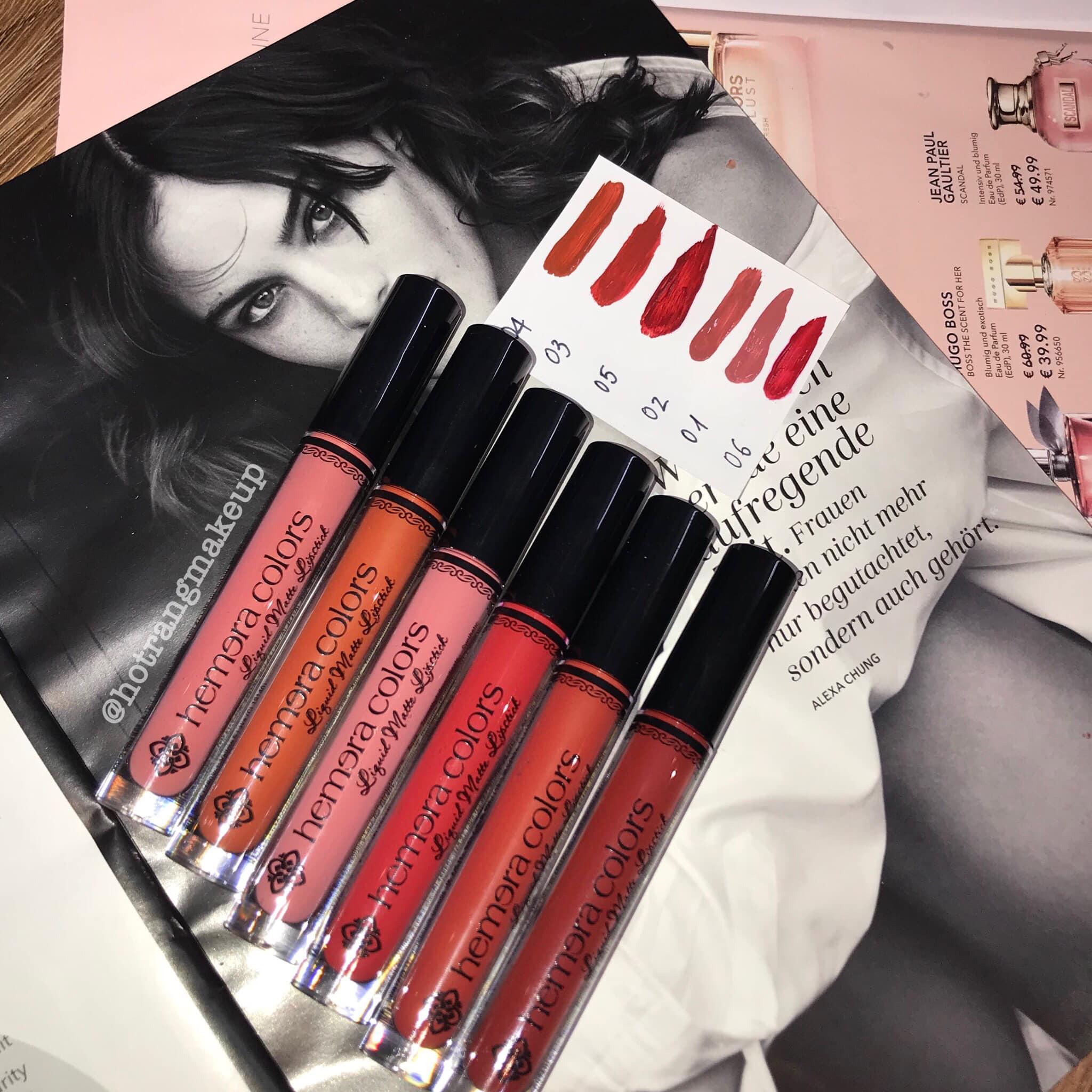 Son siêu lì Hemera Colors Liquid Matte Lipstick HLML01