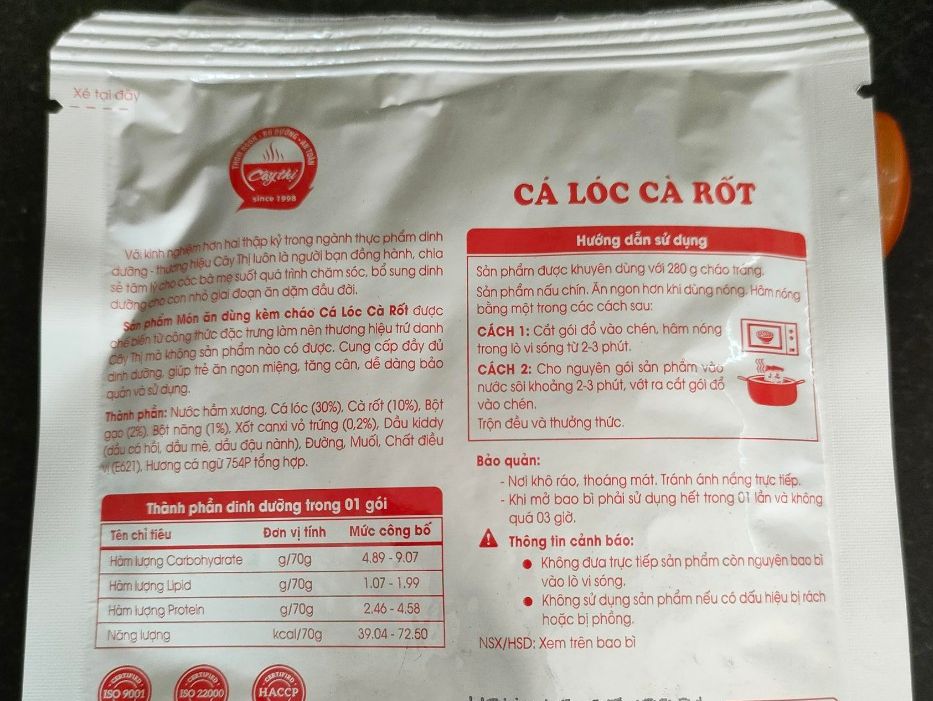 [HCM]Combo 05 gói Thức ăn kèm cháo