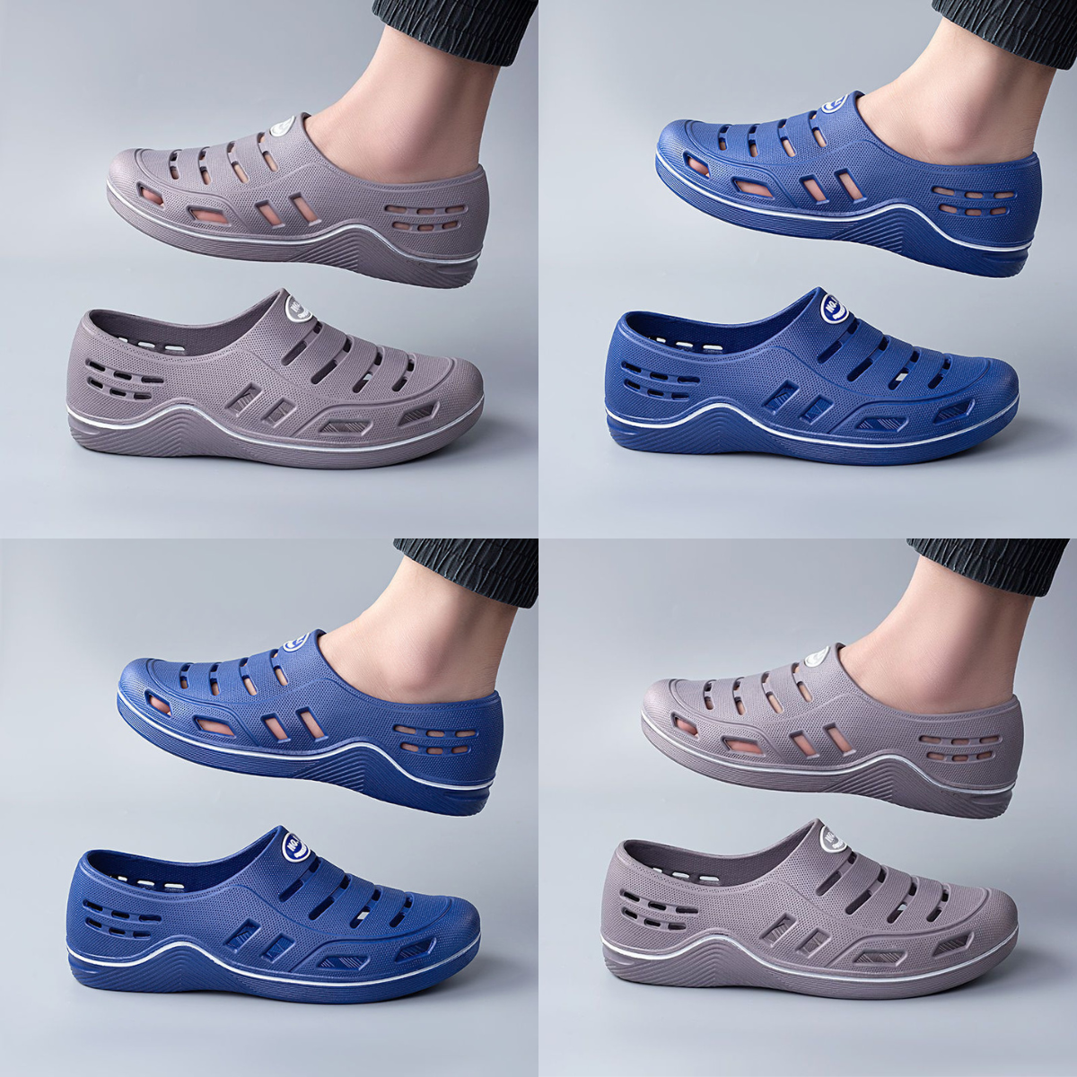 COMBO 2 đôi giày nhựa dẻo nam GS82