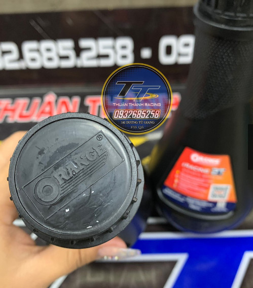 NHỚT PHA 2 THÌ ORANGE CHAI ĐEN - DÒNG RACING CAO CẤP