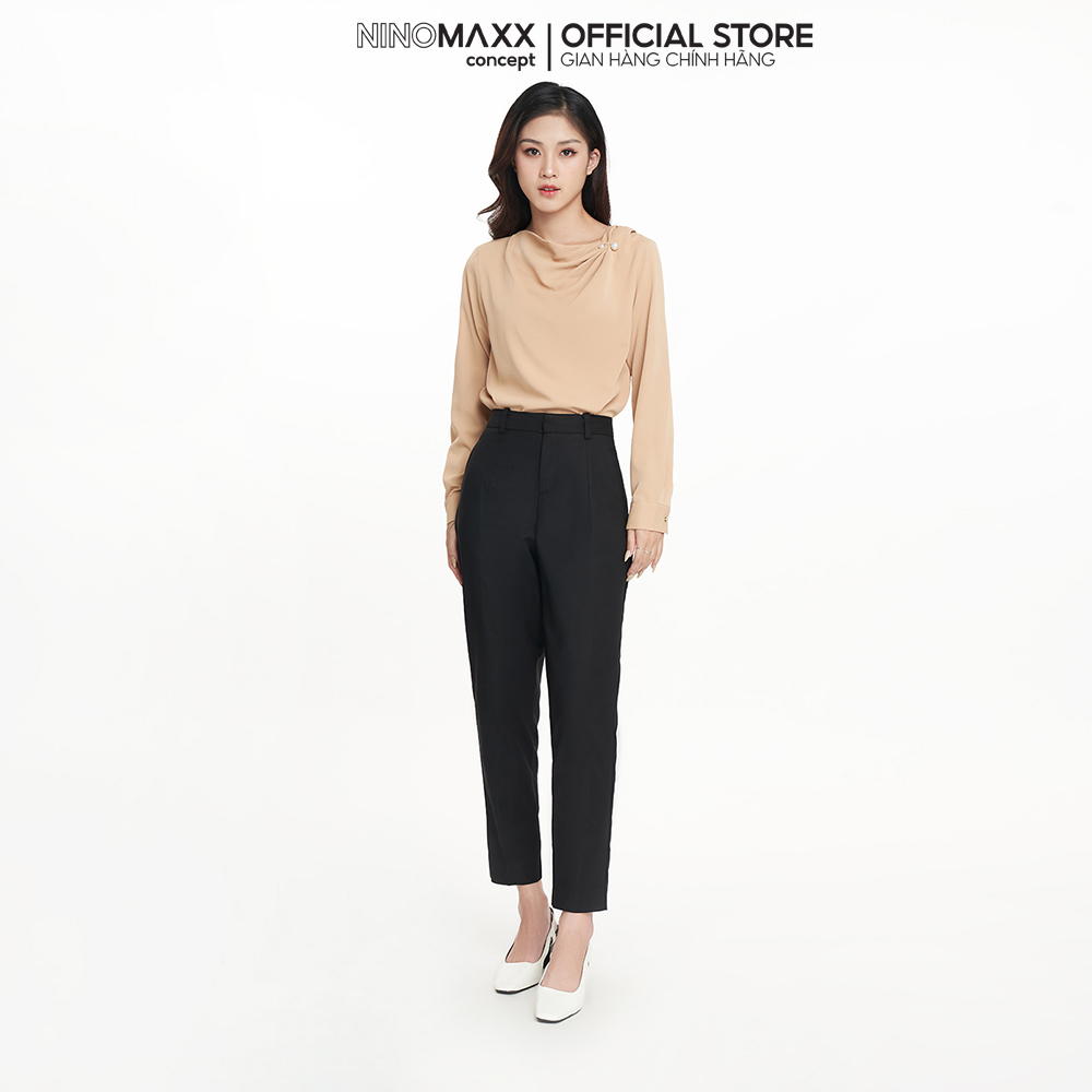 N&M Quần tây nữ thời trang công sở Form suông 2201013