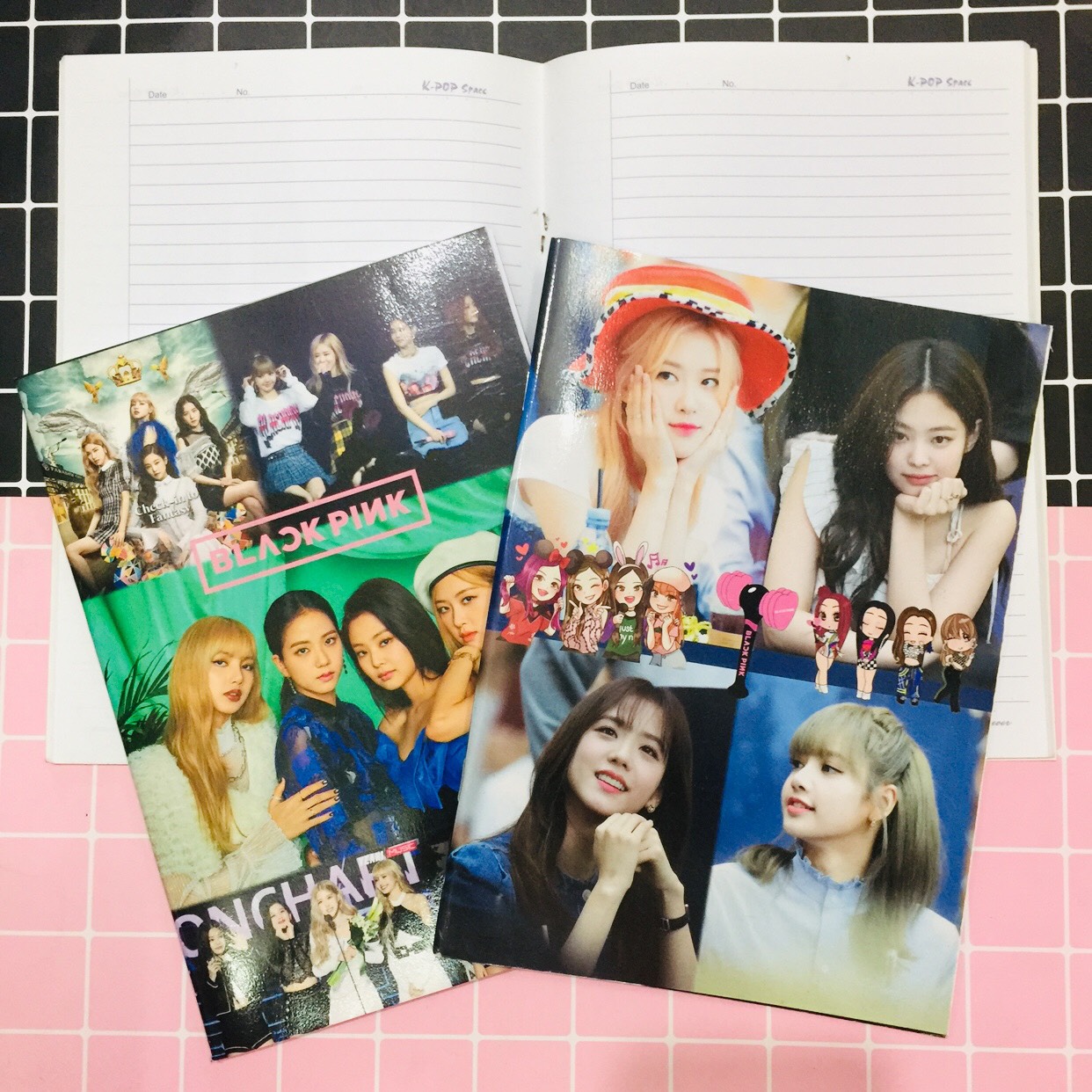 Vở viết KPOP BLACKPINK 1-5 QUYỂN . Tập viết kẻ ngang BLACKPINK