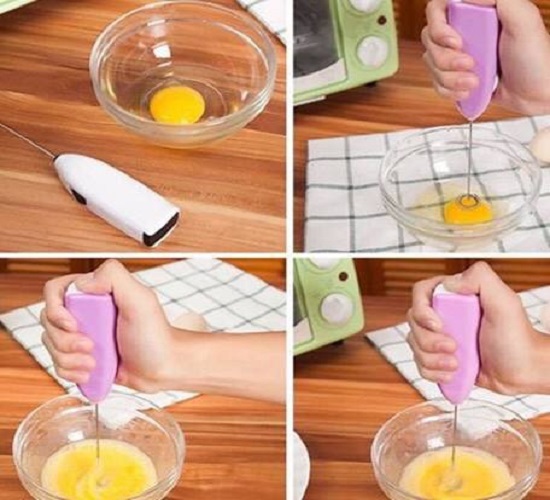 Máy tạo bọt cà phê, đánh trứng 2 in 1.