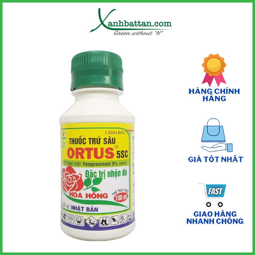 Chế Phẩm Trừ Bọ Trĩ Và Nhện Đỏ Ortus Chai 100 ml