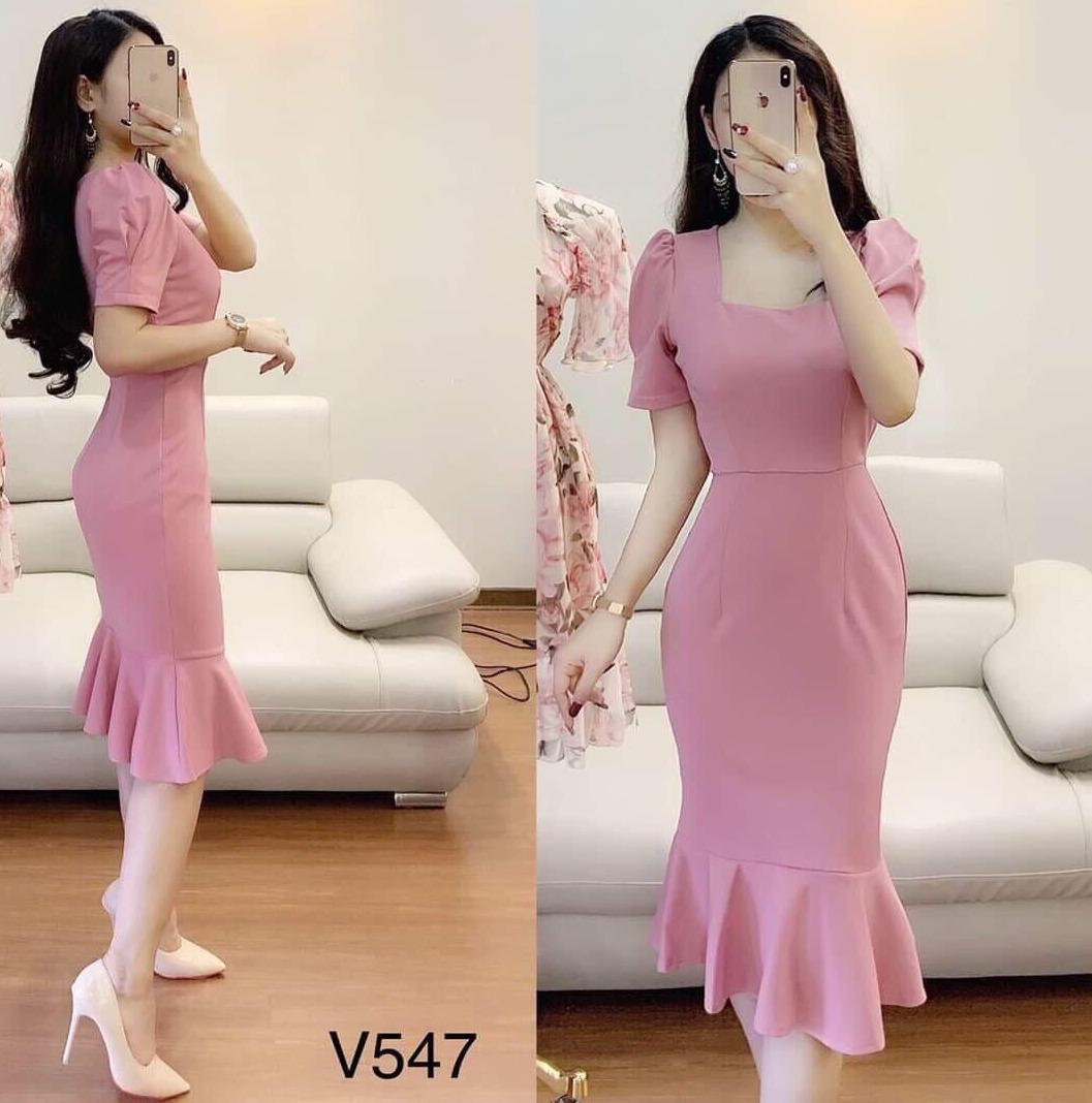 [HCM]Đầm Dạ Hội Đuôi Cá Sang Chảnh Quyến Rũ.QC