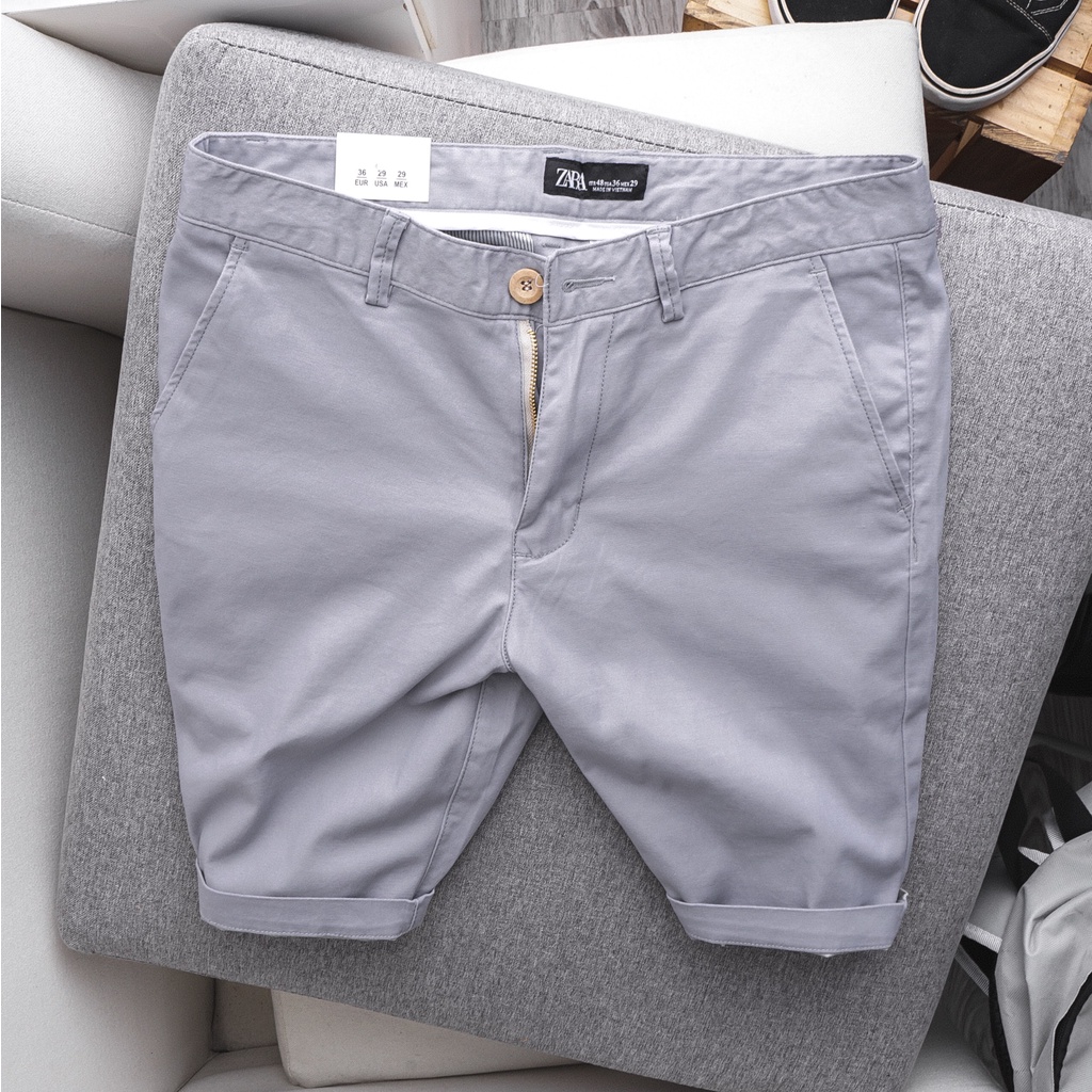 Quần Kaki Lửng Zara Cho Nam Cao Cấp