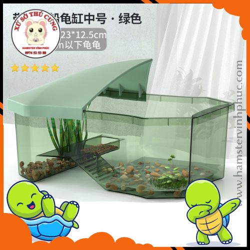 Bể nuôi rùa có mái . Xứ sở thú cưng- Hamster Vĩnh Phúc