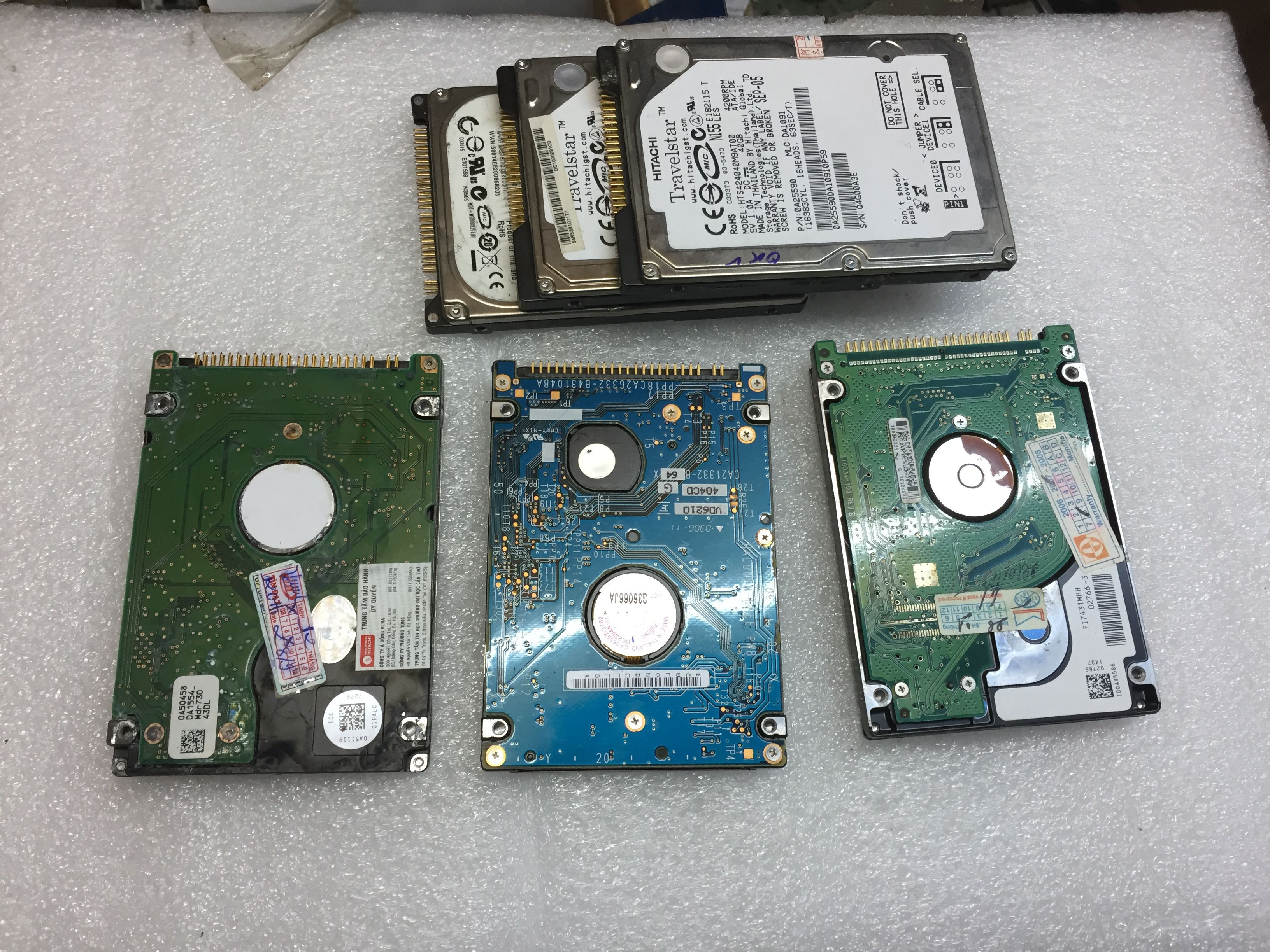 Ổ Cứng HDD Laptop chuẩn ATA chân cắm IDE 40Gb