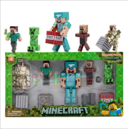 Bộ combo mô hình steve minecraft cực đẹp