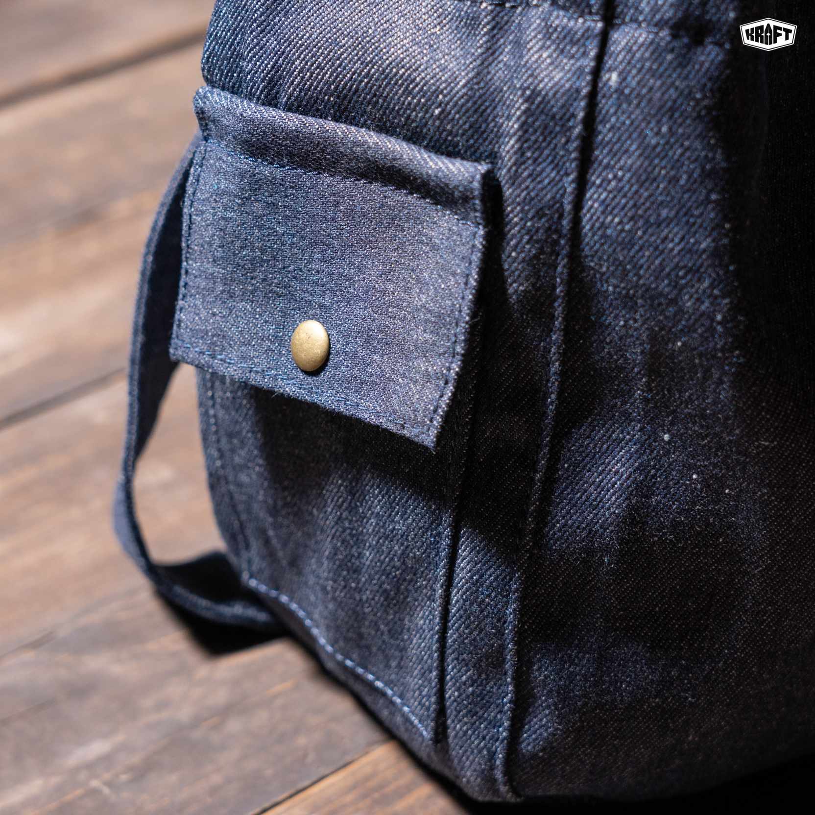 Túi đeo chéo Kraft Cargo Denim (Satchel Bag)
