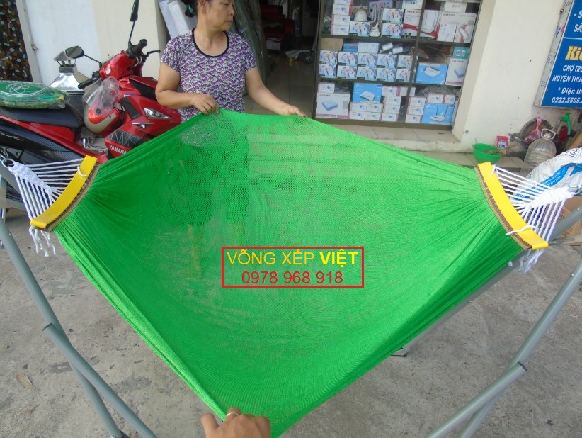 Võng xếp sơn bóng size người lớn giá buôn