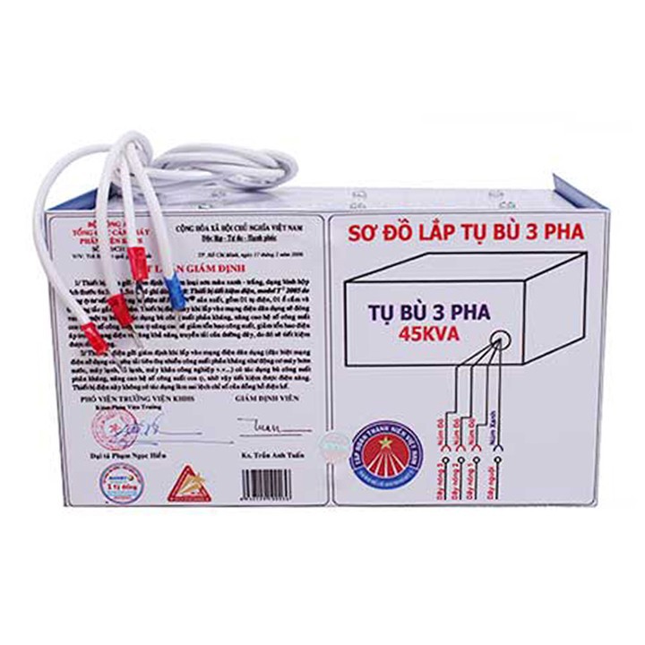 Tụ Bù Tiết Kiệm Điện Cho Mạng Lưới Điện 3 Pha