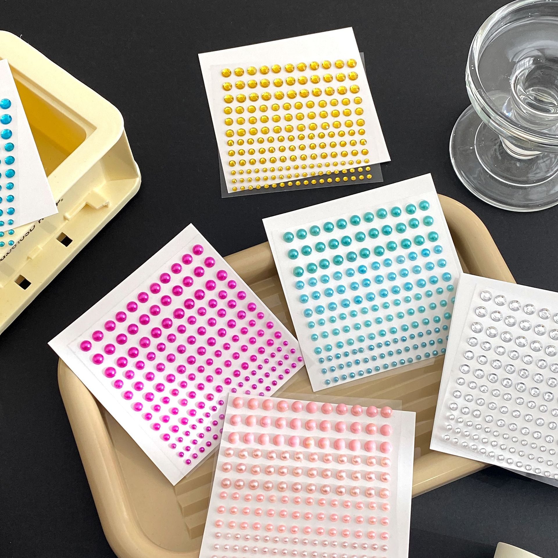 Sticker Diamond Pearl Decoration Journal Diary DIY Material