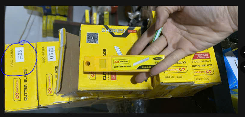 Hộp 200 lưỡi dao dọc giấy cao cấp GAODESI