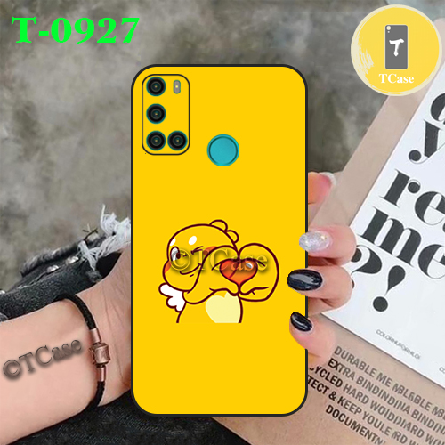 Ốp lưng Vsmart Joy 4 - Ốp dẻo đen in hình Khủng Long Cute