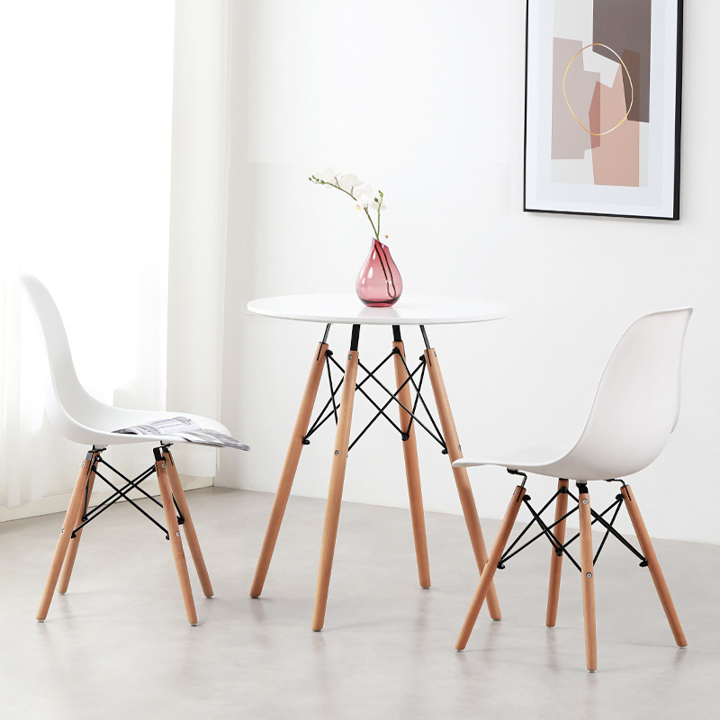 Combo 3 ghế eames lựng nhựa chân đan
