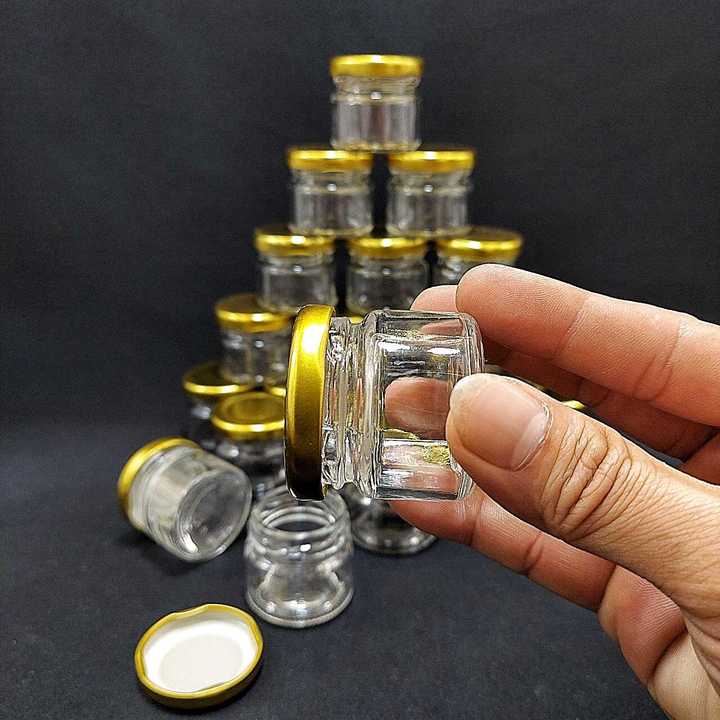BỘ 10 HỦ THUỶ TINH 30ML NẮP THIẾC