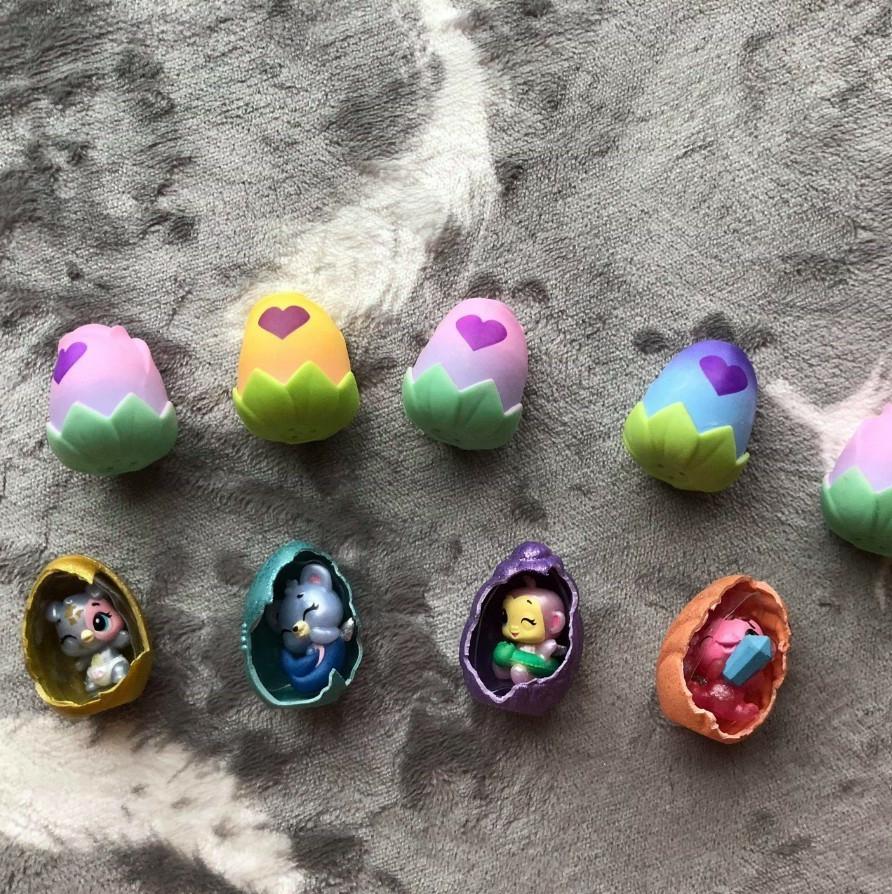 SET 10 QUẢ TRỨNG HATCHIMALS HOA SÒ