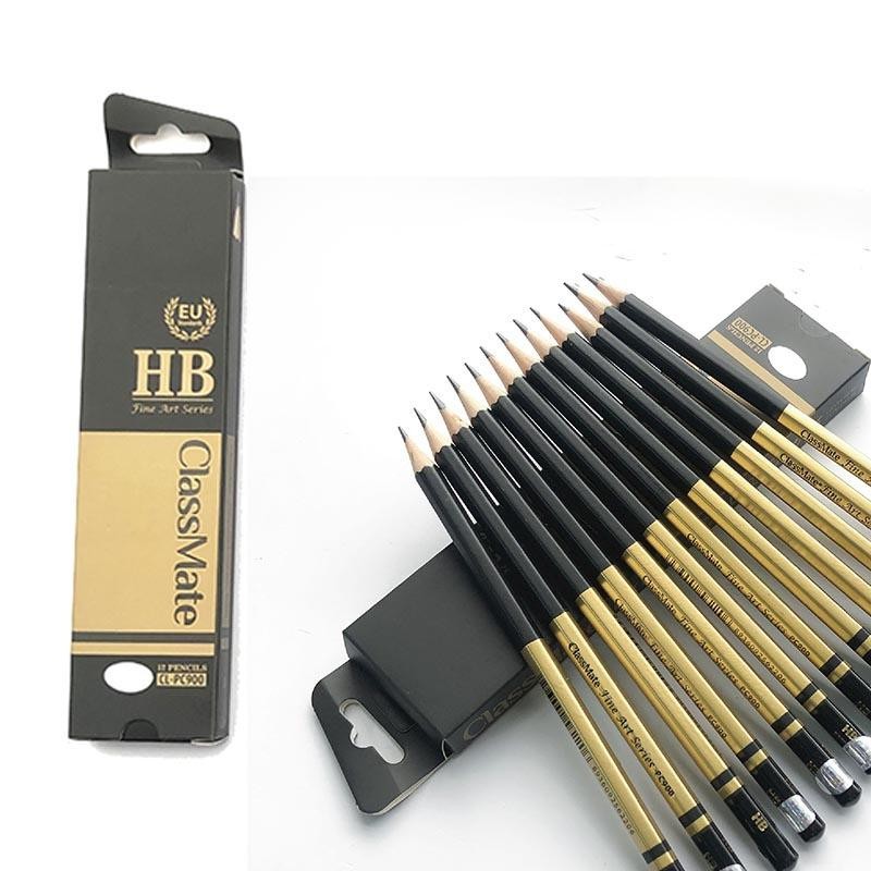 Bút chì gỗ classmate 2b có tẩy Pc900