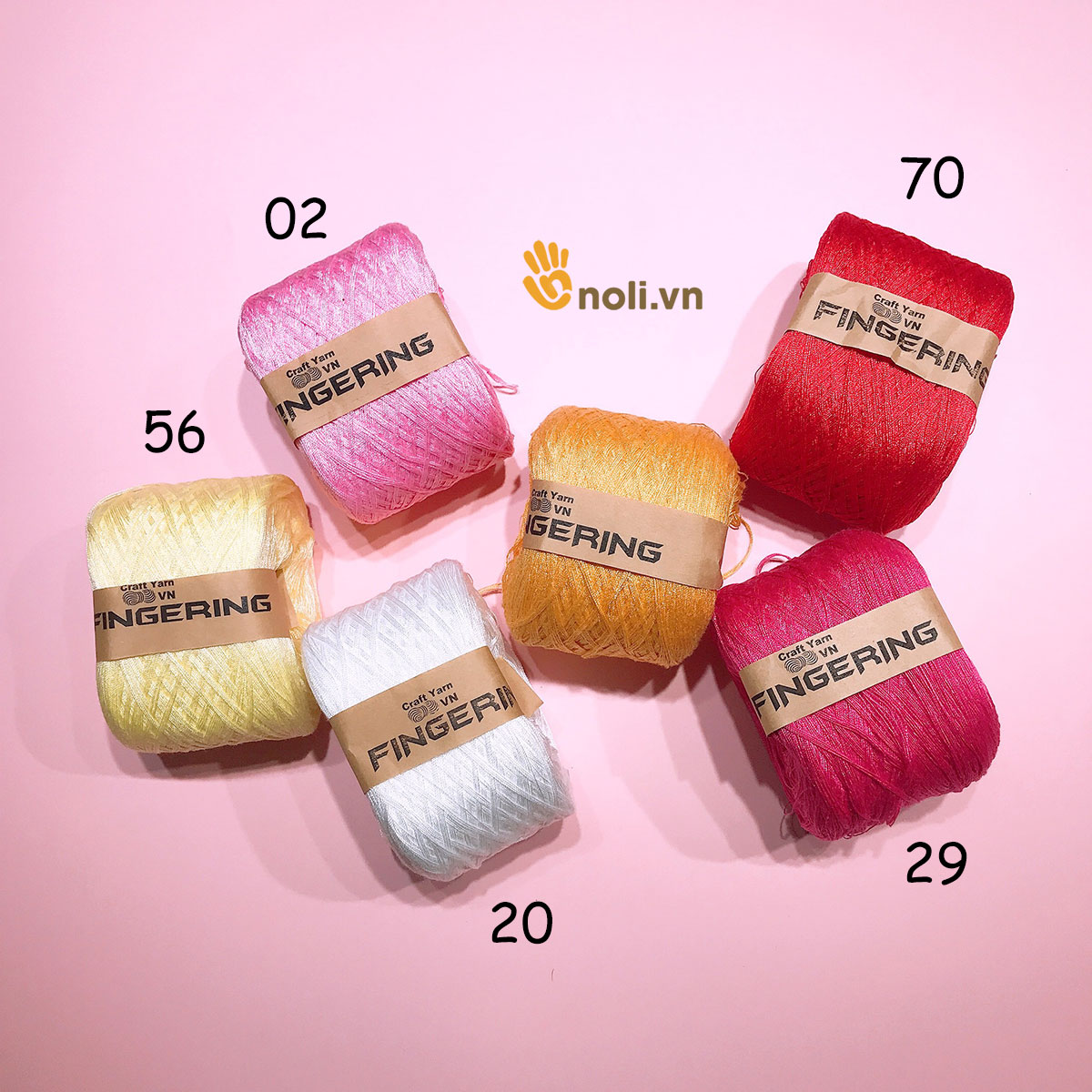Shiny Fingering cotton yarn