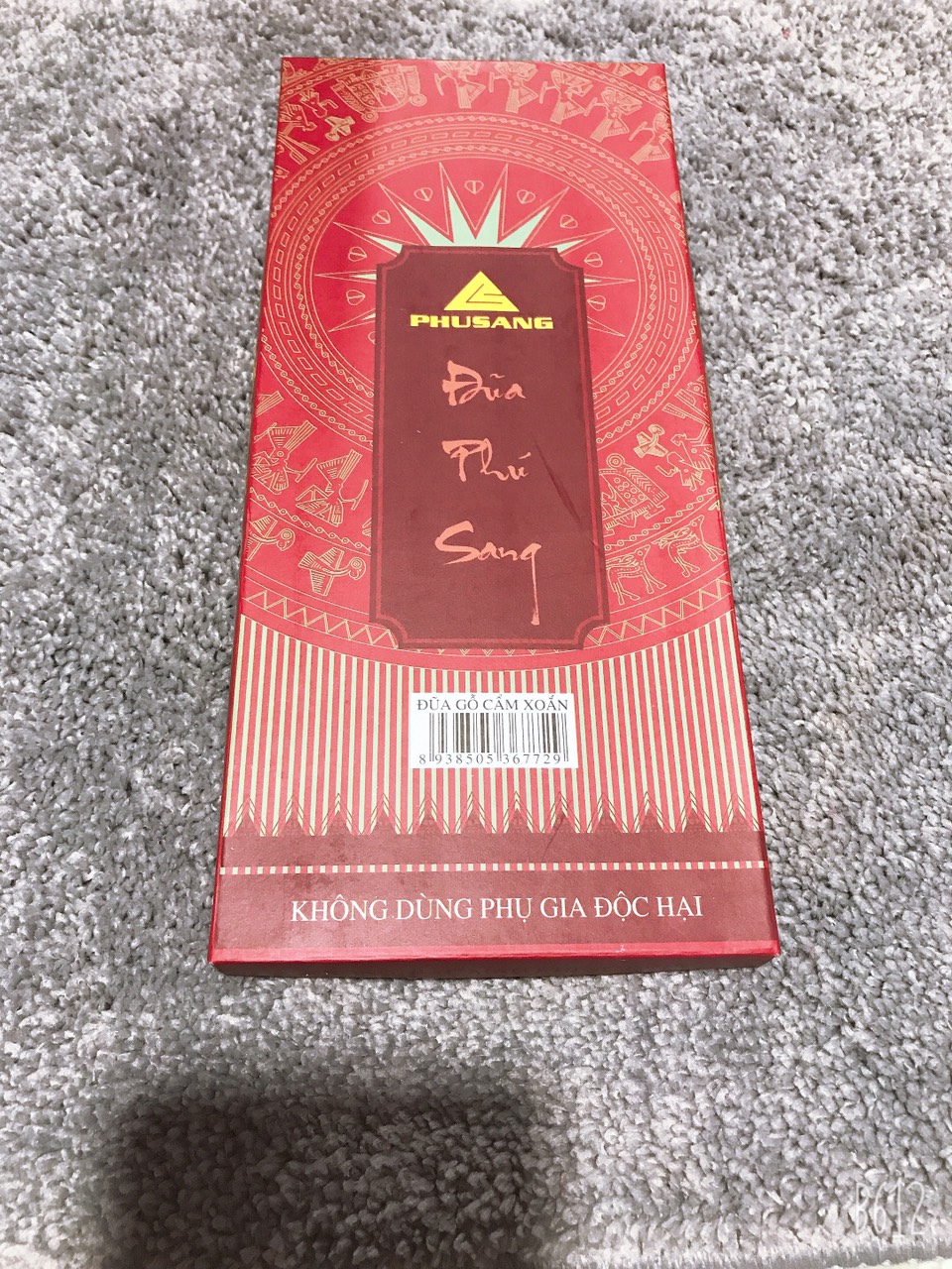 Bộ 10 Đôi Đũa Gỗ Cẩm Xoắn Cao Cấp