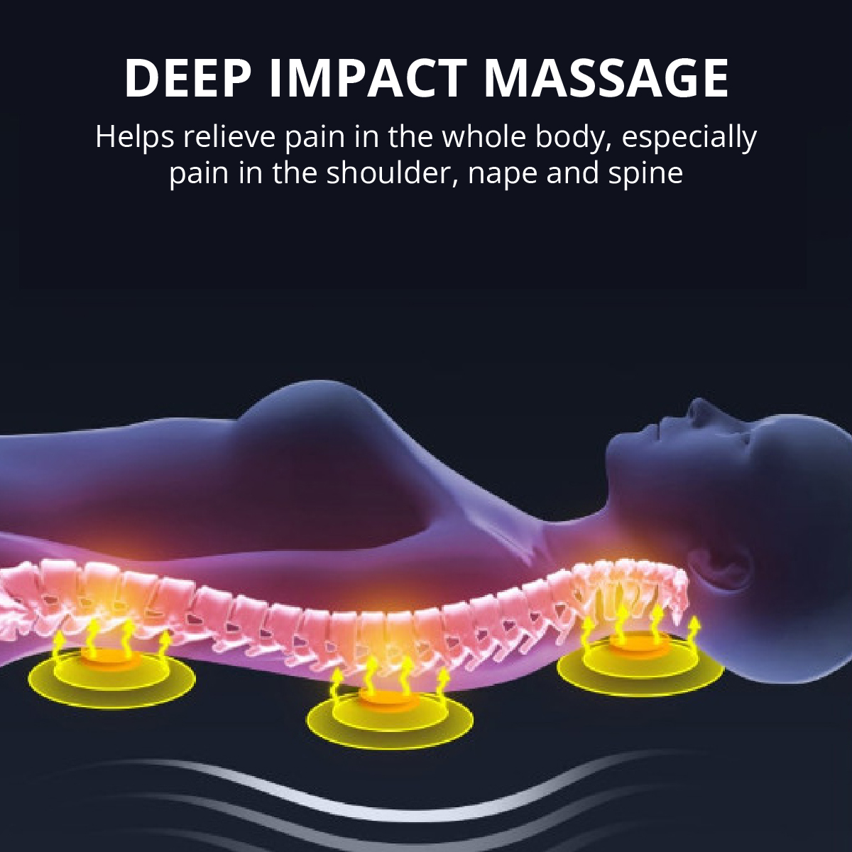 Nệm massage thư giãn bọc da simili