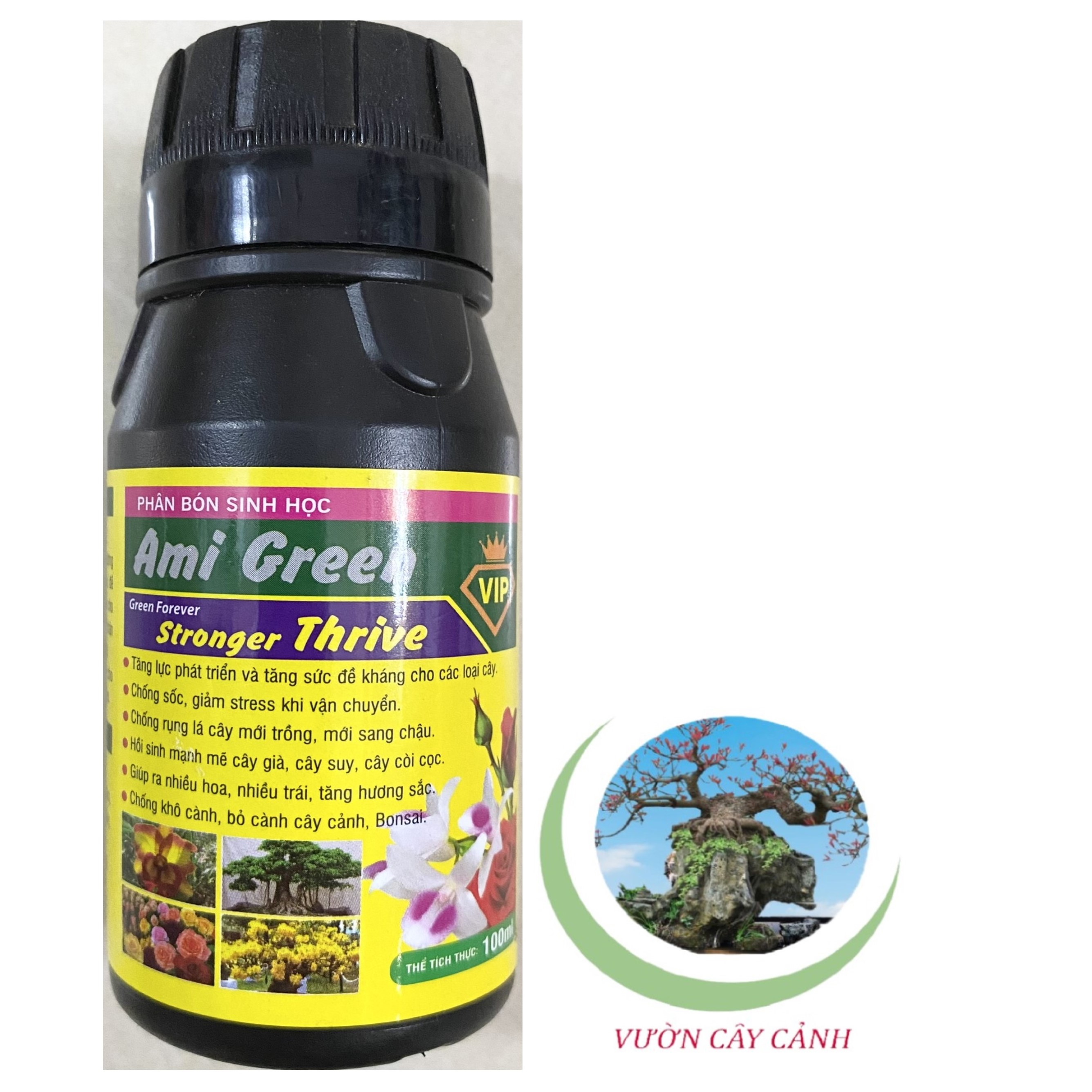 Phân bón ami green stronger thrive - phân bón sinh học - #055a# 100ml