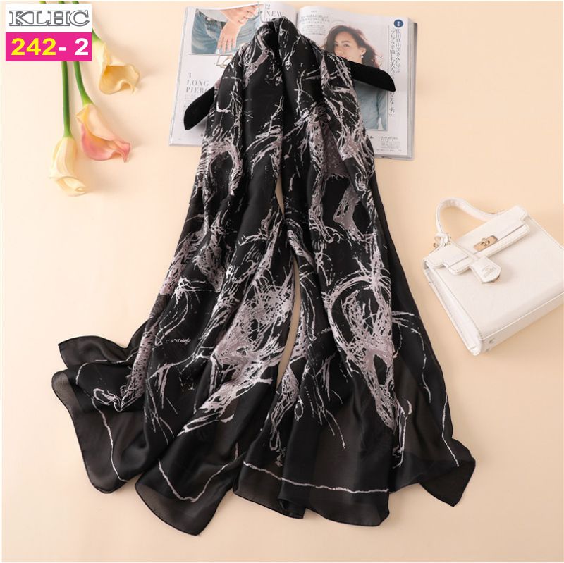Khăn Choàng Lụa Thời Trang 1100 - Thế Giới Khăn Đẹp - Giá Sỉ