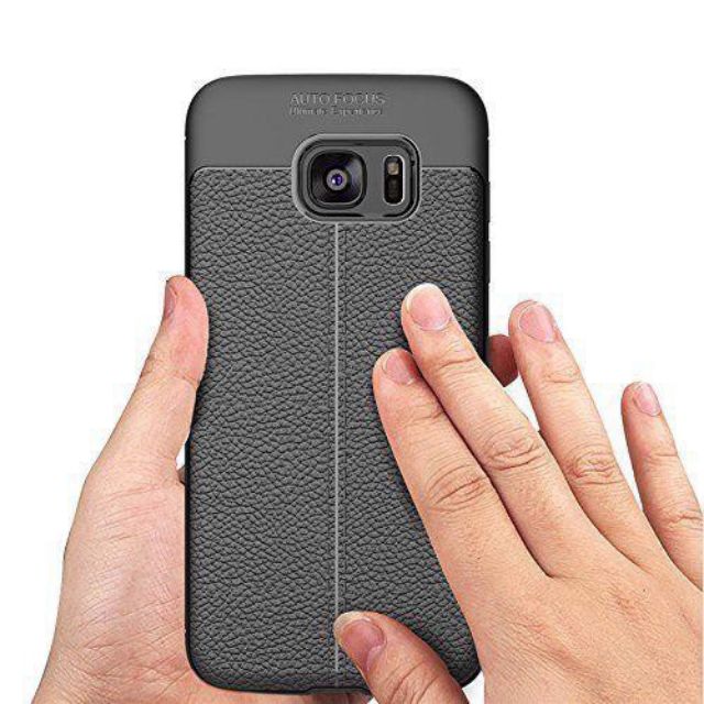 Ốp lưng SamSung Galaxy S7 silicon giả da, chống sốc Auto Focus