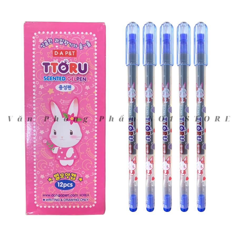 Hộp 12 cây bút gel ttoru hàn quốc
