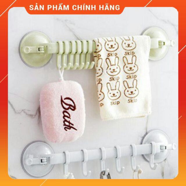 Combo 3 thanh treo đồ hít chân không  6 mấu