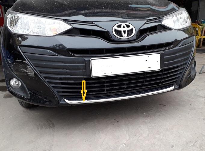 Ốp cản trước Vios 2020, 2019 không lắp cho đời 2021