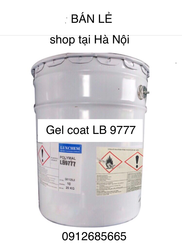 Gelcoat trắng phủ bề mặt composite - 1kg (có kèm xúc tác)