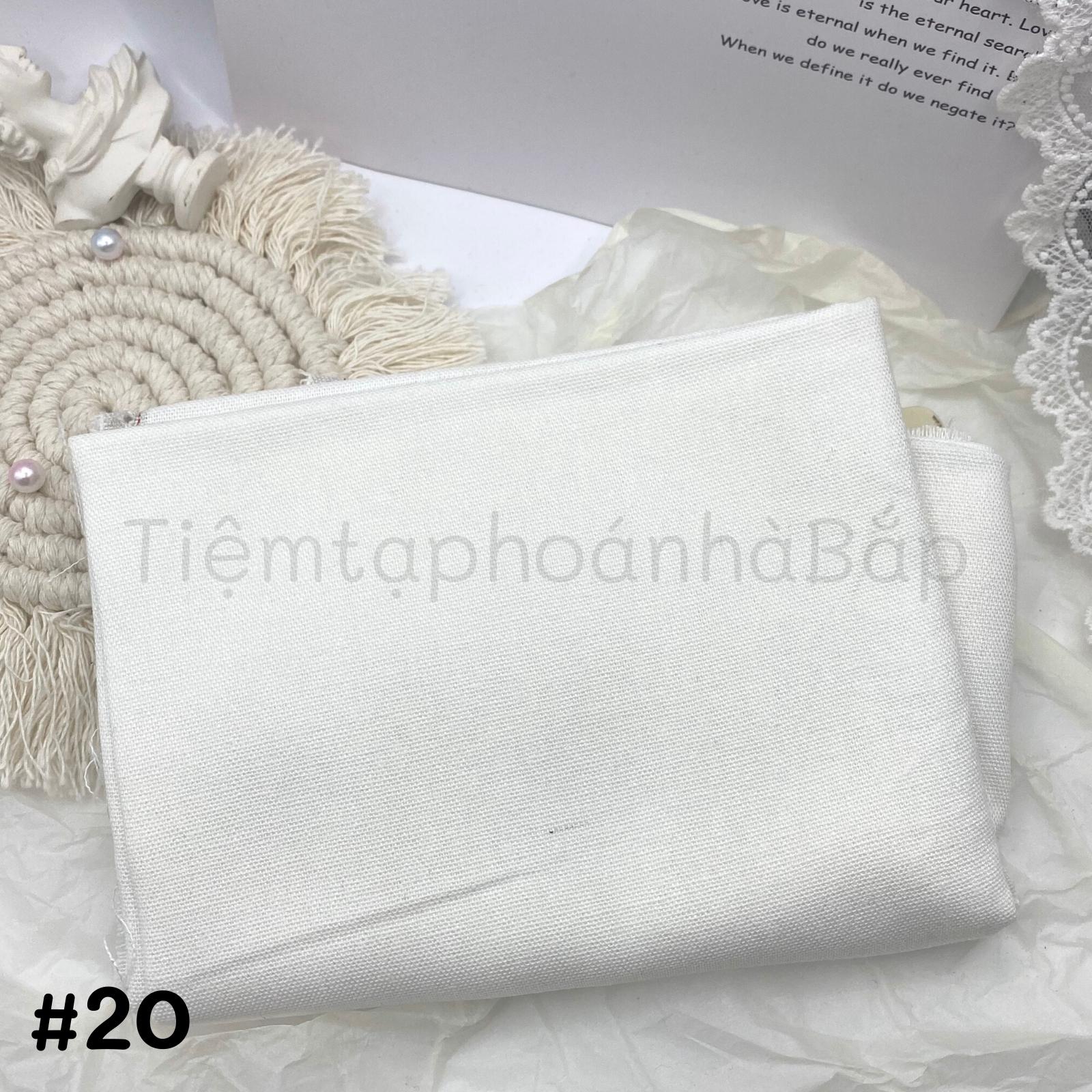 Vải Linen Bột Tông Màu Pastel