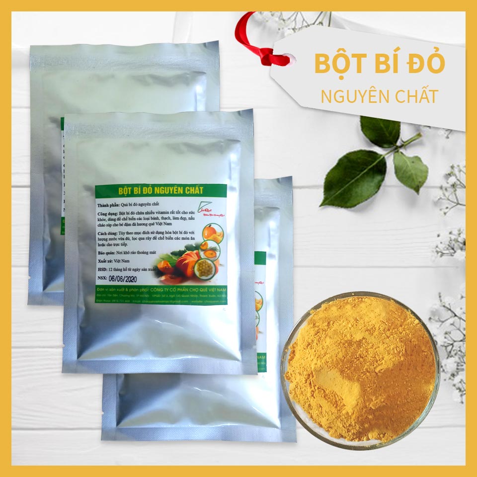 Bột Bí Đỏ Nguyên Chất 50g