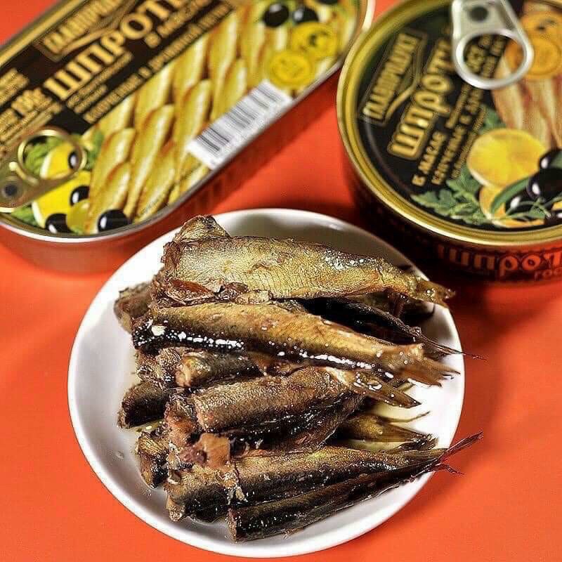 Baltic Herring in Olive Oil 190g - Imported from Russia, Delicious and Nutritious