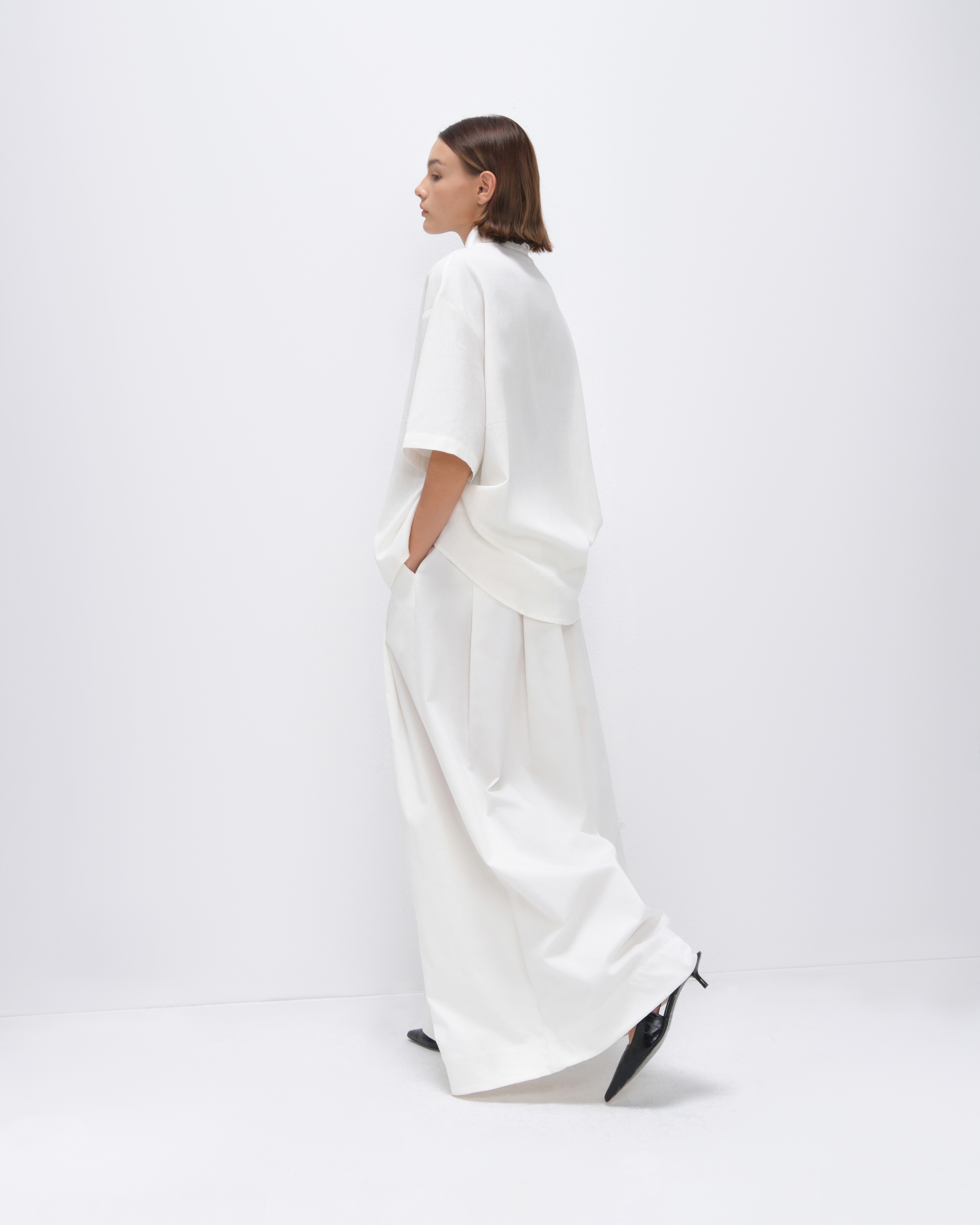 HIGHCHIC - LINEN SHIRT - Áo sơ mi linen phong cách basic