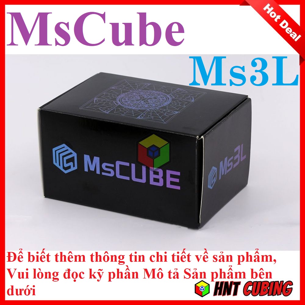 Rubik 3x3 Cao Cấp MSCube MS3-L (Có sẵn Nam châm)