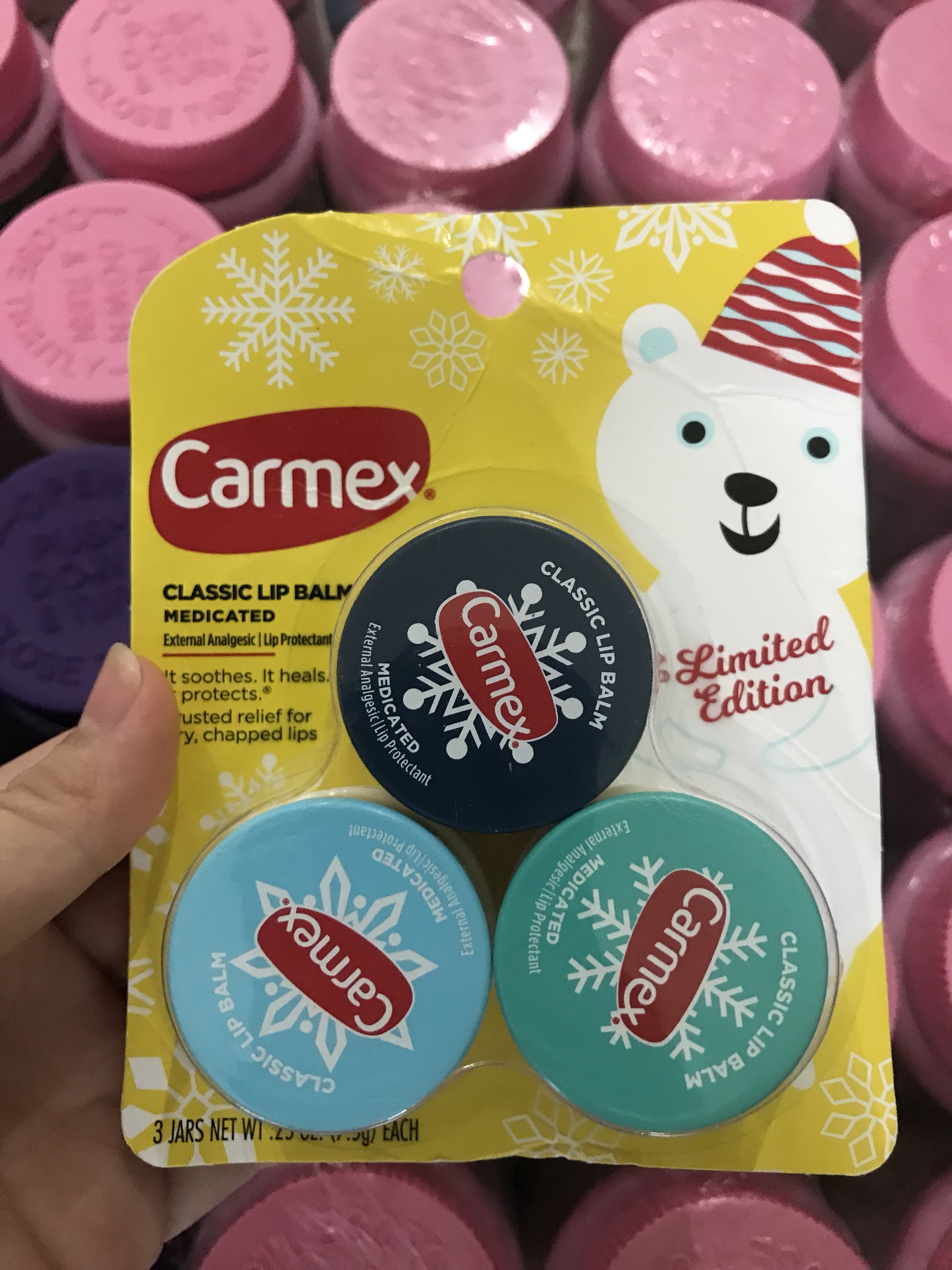 (Bill USA) Son dưỡng môi Carmex lip balm