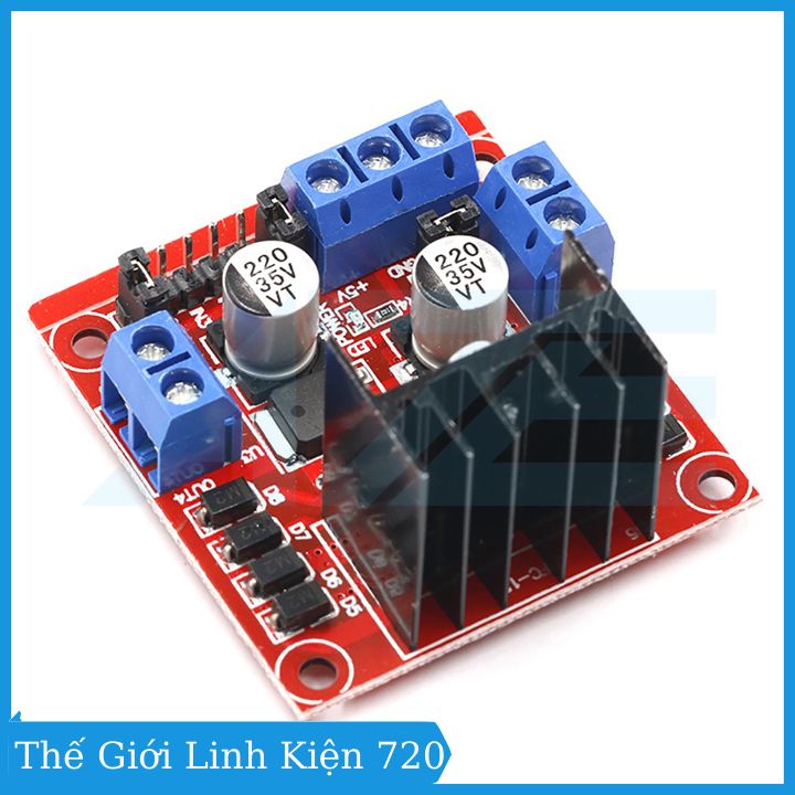 Module L298 mạch cầu H điều khiển động cơ DC