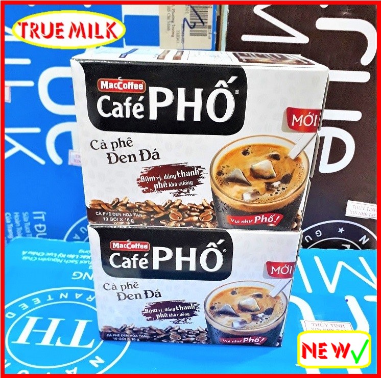 Café Đen Đá Phố 10 gói x 16g - Ca Phê Phố - cafe sữa đá - MacCoffee - Cafe Phố - maccoffee - cafe pho - ca phe pho - ca phe hoa tan - café pha san - café den da - ca phe den da - café hoa tan - ca phe hoa tan - hop cafe pho - hop ca phe pho