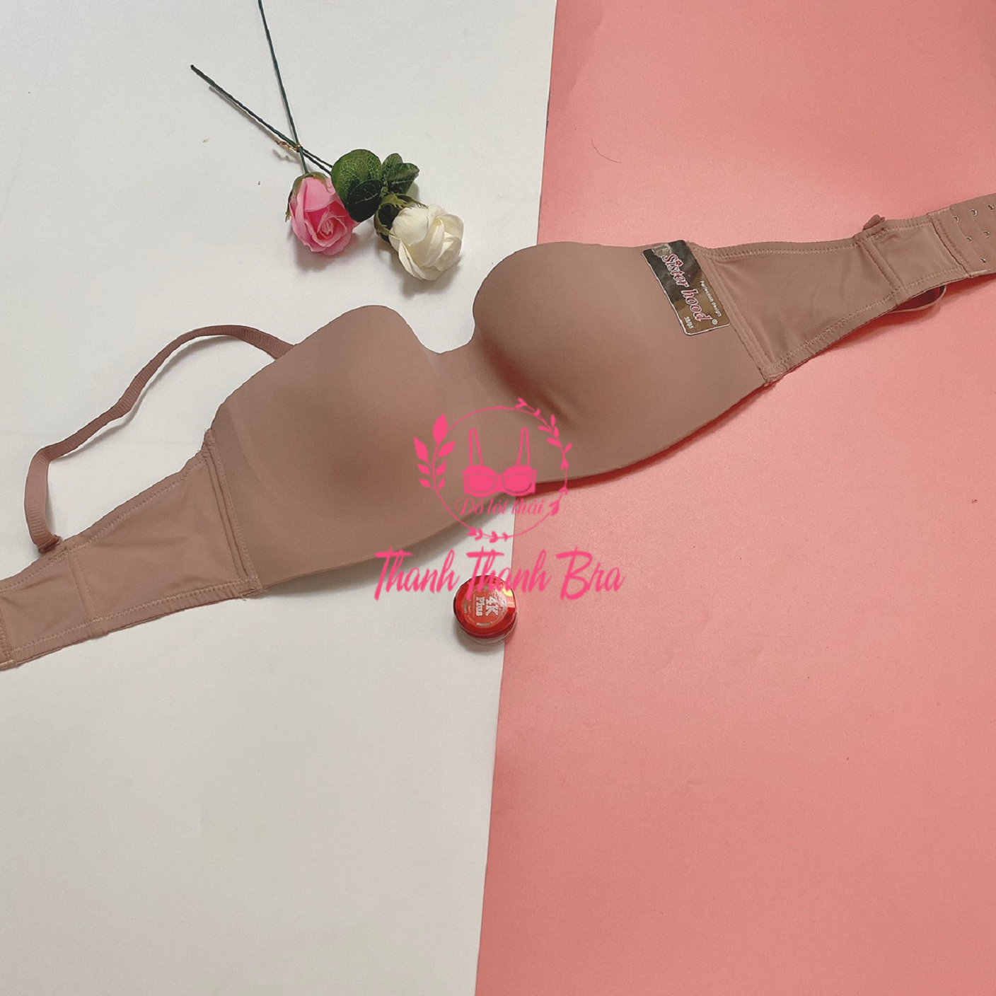 Áo ngực áo lót cup ngang bigsize Thái Lan Sisterhood 6181 bản to có gọng chống chảy xệ cup C D