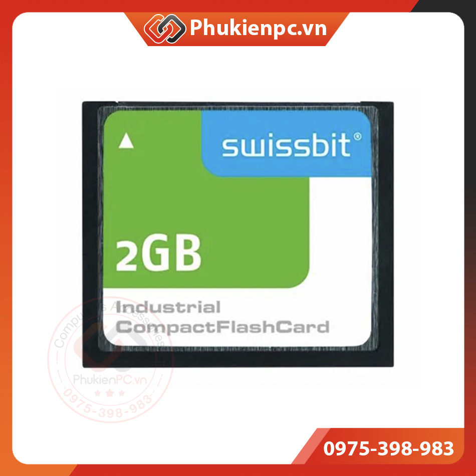 2GB Swissbit Industrial CF memory card Compact Flash card for industrial CNC machine, camera