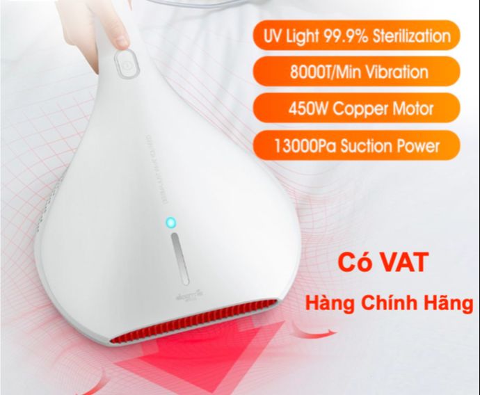 Máy hút bụi giường nệm sofa diệt khuẩn Deerma CM800, CM818, CM1300 hút đệm giường, chăn nệm diệt khuẩn tia UV