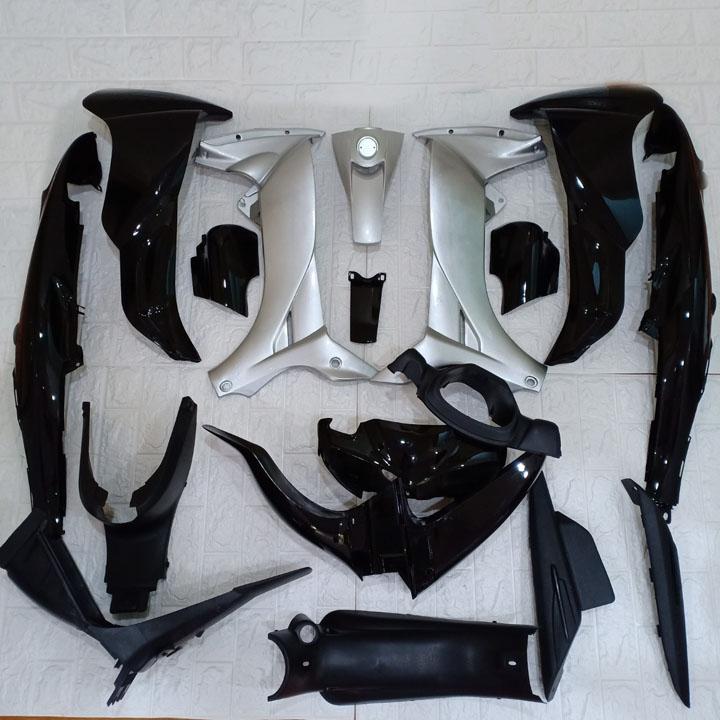 [TẶNG TEM] Bộ dàn áo xe JUPITER V , nhựa ABS nguyên sinh cao cấp màu ĐEN, phanh đĩa - CÓ khuyễn mãi BỘ TEM xịn., độ xe máy siêu chất