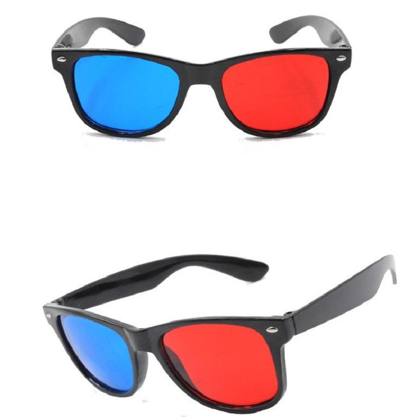Mắt kính xem phim 3D Tivi, Laptop thường (Red Cyan)