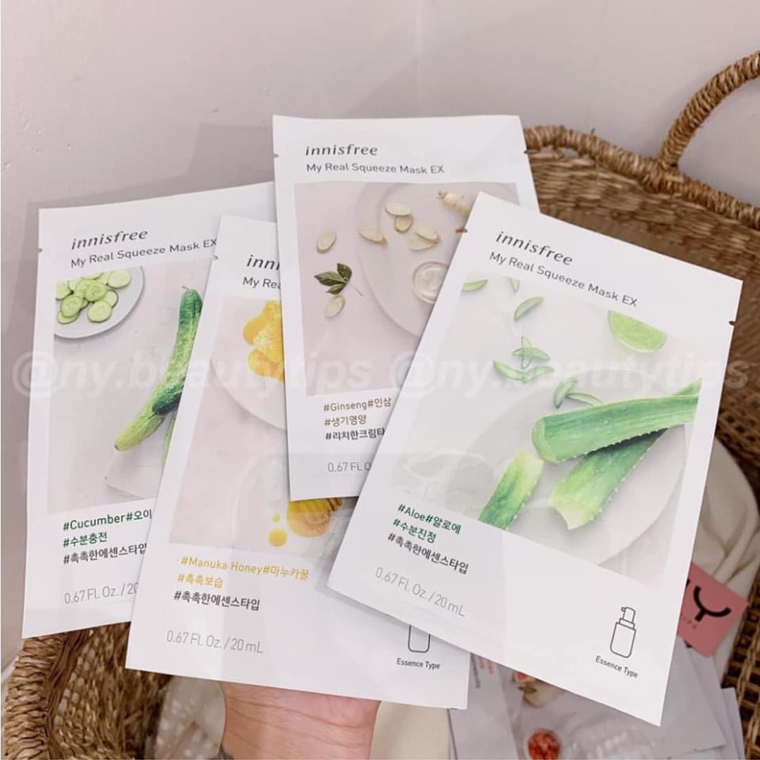 Mặt Nạ Dưỡng Da Innisfree 18 Vị