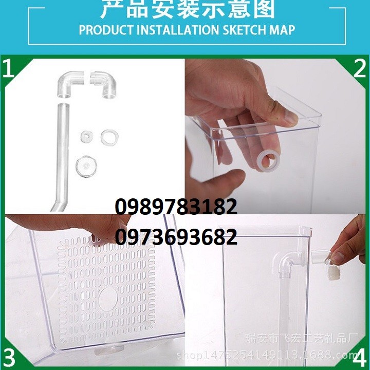 BỂ CÁ MINI - BỂ CÁ MINI THAY NƯỚC THÔNG MINH CÓ ĐẦY ĐỦ PHỤ KIỆN