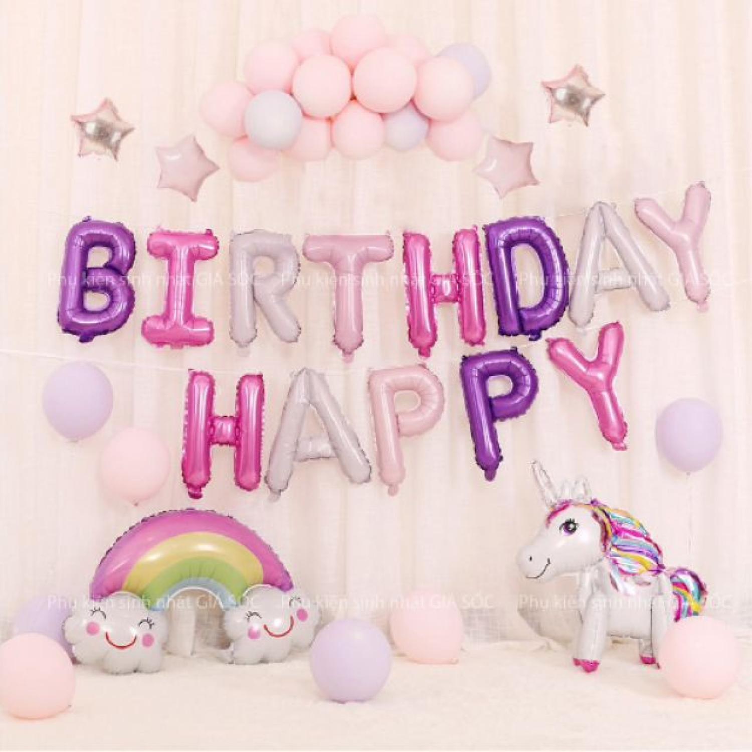 Bóng Trang Trí Ngựa Pony 4D