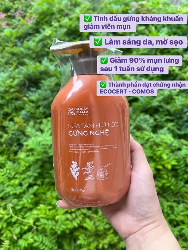 Herbal ginger herbal shower gel 500ml-new version